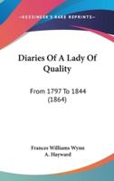 Diaries Of A Lady Of Quality