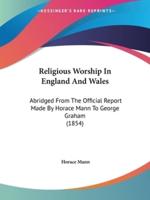 Religious Worship In England And Wales