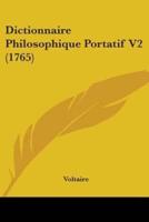 Dictionnaire Philosophique Portatif V2 (1765)