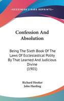 Confession And Absolution