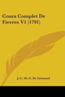 Cours Complet De Fievres V1 (1791)
