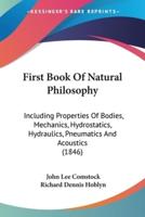 First Book Of Natural Philosophy
