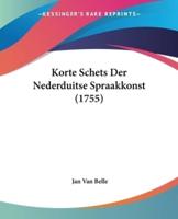 Korte Schets Der Nederduitse Spraakkonst (1755)