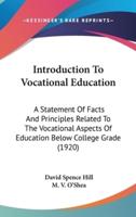 Introduction To Vocational Education