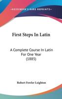 First Steps In Latin