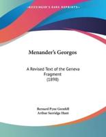 Menander's Georgos
