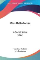 Miss Belladonna