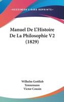Manuel De L'Histoire De La Philosophie V2 (1829)