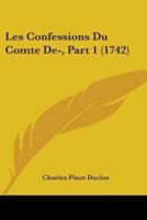 Les Confessions Du Comte De-, Part 1 (1742)