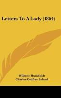 Letters To A Lady (1864)