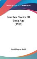 Number Stories Of Long Ago (1919)