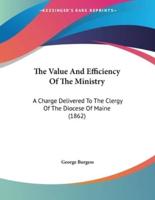 The Value And Efficiency Of The Ministry
