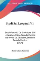 Studi Sul Leopardi V1