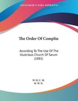 The Order Of Complin