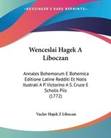 Wenceslai Hagek A Liboczan