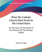 What The Catholic Church Most Needs In The United States