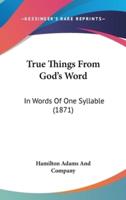 True Things from God's Word
