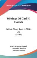 Writings of Carl H. Horsch