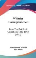 Whittier Correspondence