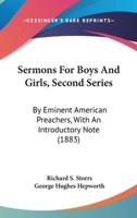 Sermons for Boys and Girls, Second Series