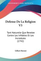 Defense De La Religion V5