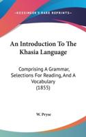 An Introduction To The Khasia Language