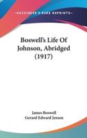 Boswell's Life of Johnson, Abridged (1917)