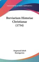 Breviarium Historiae Christianae (1754)