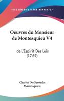 Oeuvres De Monsieur De Montesquieu V4