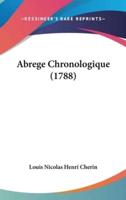 Abrege Chronologique (1788)