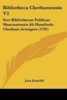 Bibliotheca Chethamensis V2