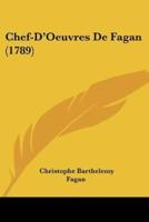 Chef-D'Oeuvres De Fagan (1789)