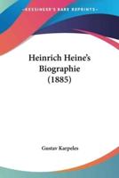 Heinrich Heine's Biographie (1885)