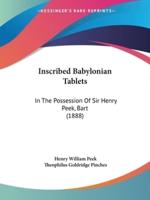 Inscribed Babylonian Tablets
