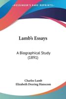 Lamb's Essays