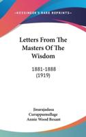 Letters From The Masters Of The Wisdom
