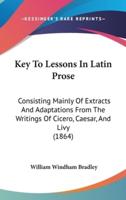 Key to Lessons in Latin Prose