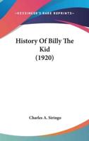 History Of Billy The Kid (1920)