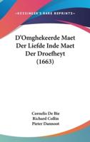 D'Omghekeerde Maet Der Liefde Inde Maet Der Droefheyt (1663)