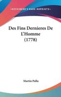 Des Fins Dernieres De L'Homme (1778)