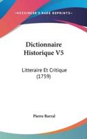 Dictionnaire Historique V5