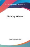 Birthday Volume