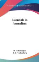 Essentials In Journalism