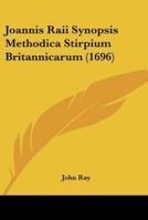 Joannis Raii Synopsis Methodica Stirpium Britannicarum (1696)