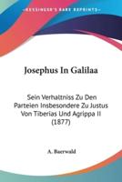 Josephus In Galilaa