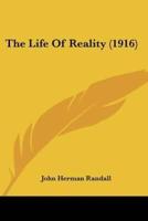 The Life Of Reality (1916)