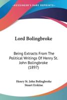 Lord Bolingbroke
