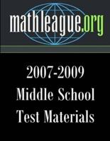 Middle School Test Materials 2007-2009