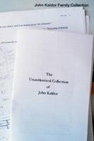 The Unauthorised Collection of John Kaldor