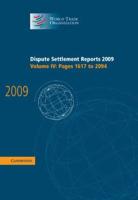Dispute Settlement Reports 2009. Vol. 4 Pages 1617-2094